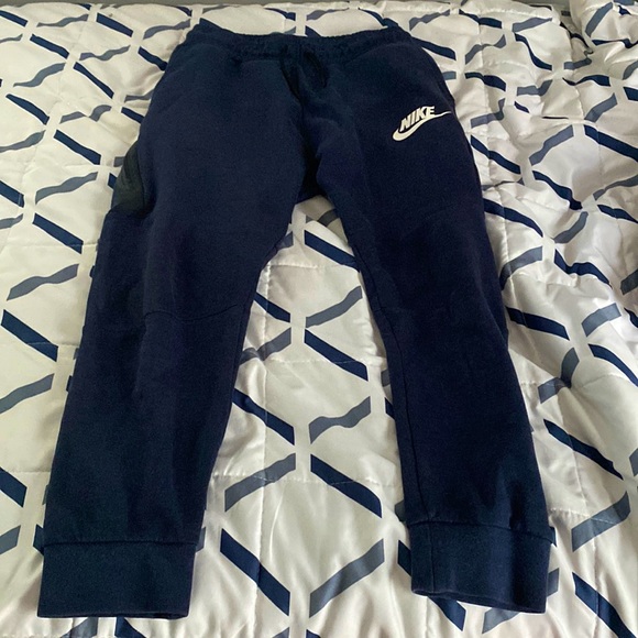 Navy Blue Nike tech pants - Picture 1 of 2